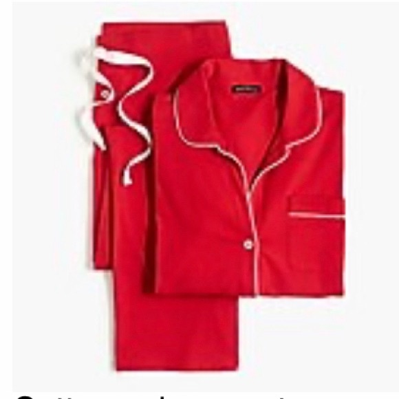 J. Crew Other - xs red pj set jcrew